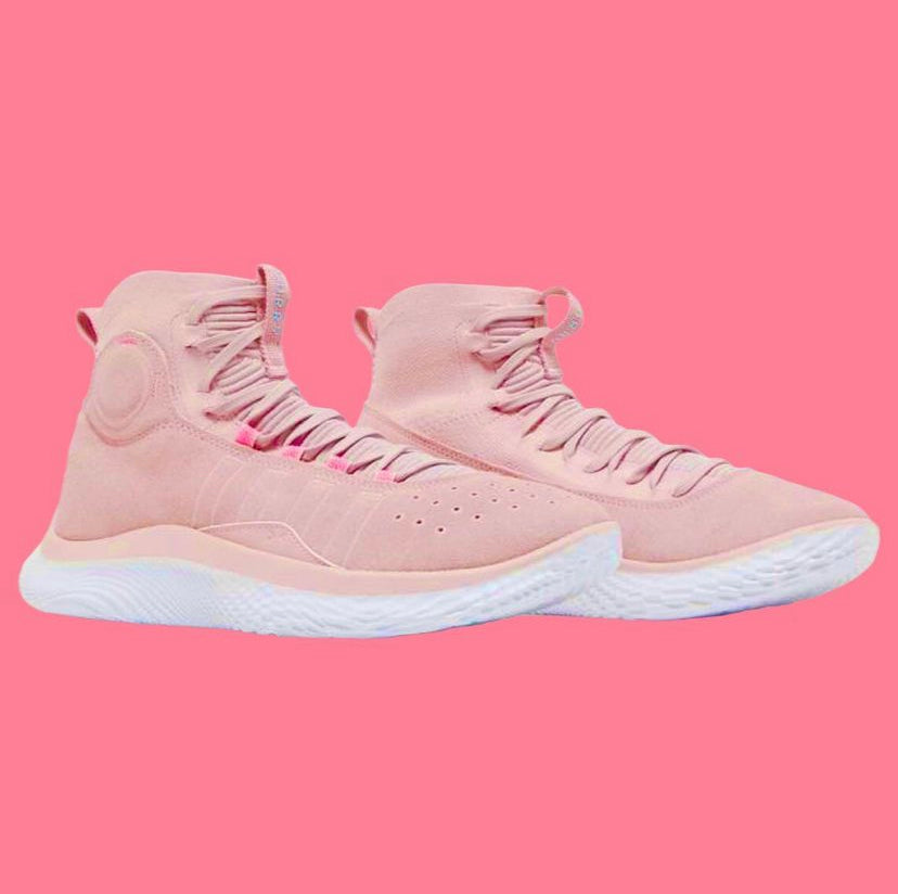 Under Armour Curry 4 Flushed Pink for Valentine's Day